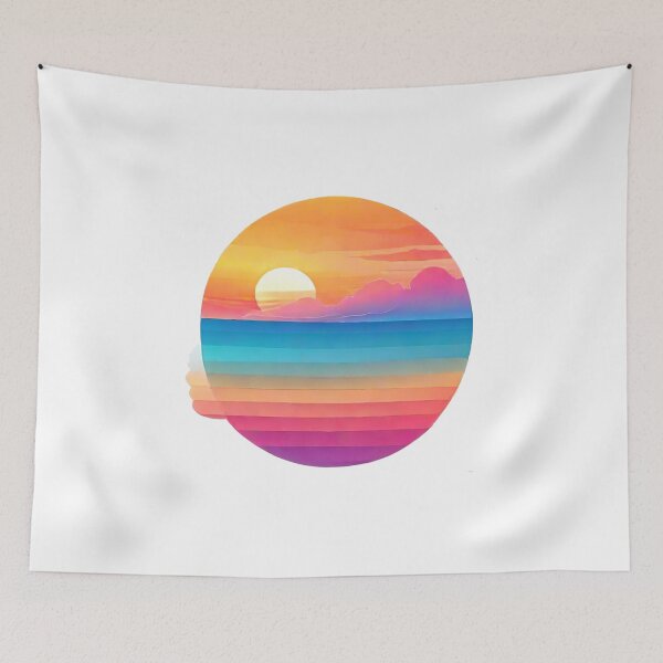 Item preview, Sunset Mirage: Mastering the Craft of Gradient Color Spectrums (186) designed and sold by WASjourney.