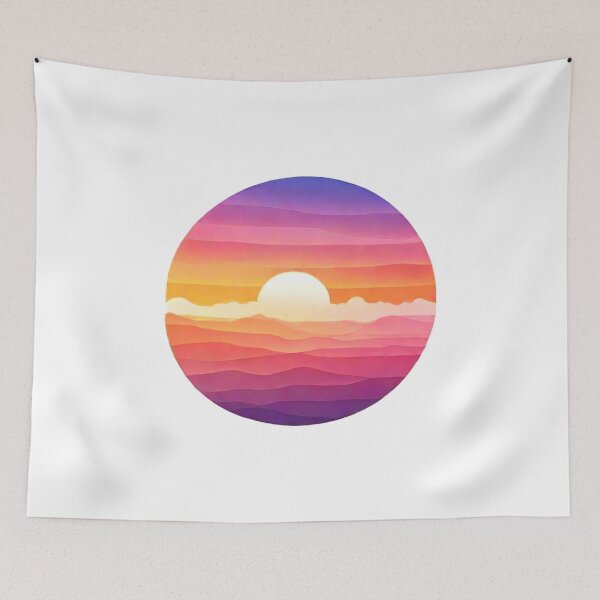 Item preview, Chromatic Dawn: Exploring the Magic of Sunrise Gradient Art (187) designed and sold by WASjourney.