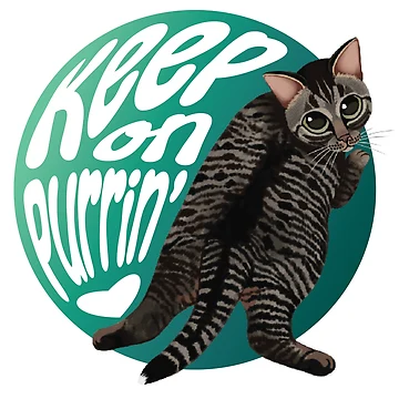 Artwork thumbnail, Keep on Purrin Ricky Sploot by RickyWobbles
