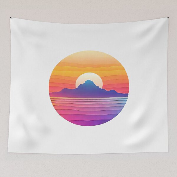 Item preview, Aurora Dusk: Capturing Sunset's Elegance Through Gradients (189) designed and sold by WASjourney.