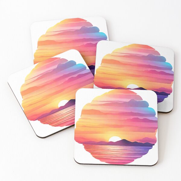 Item preview, Daybreak Symphony: Crafting Harmonious Sunrise Gradient Art (190) designed and sold by WASjourney.