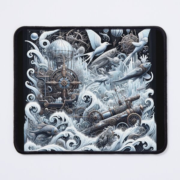 Item preview, Steampunk Marine Life: Comic Renaissance Vibes designed and sold by ByDigitalDream.