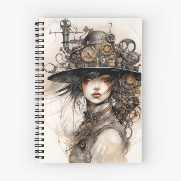 Item preview, Steampunk Woman - Vintage - Profile - 01 designed and sold by ChinoJay.