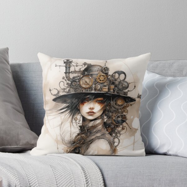 Item preview, Steampunk Woman - Vintage - Profile - 01 designed and sold by ChinoJay.