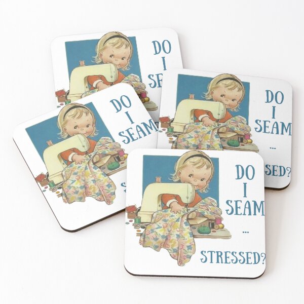 Item preview, Do I Seam Stressed? Sewing Humor designed and sold by SSustainable.