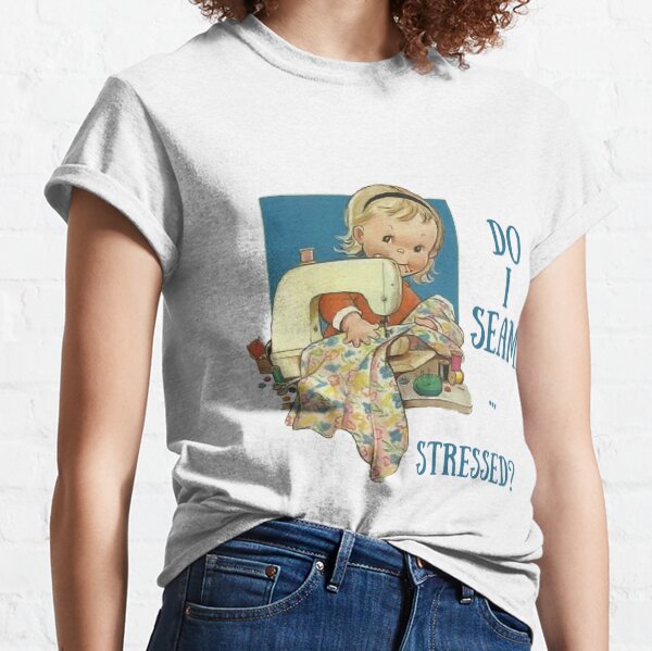 Item preview, Do I Seam Stressed? Sewing Humor designed and sold by SSustainable.