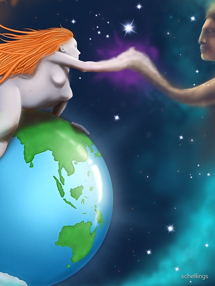 Thumbnail 5 of 5, iPhone Case, Mother Earth Father Sky designed and sold by schellings.