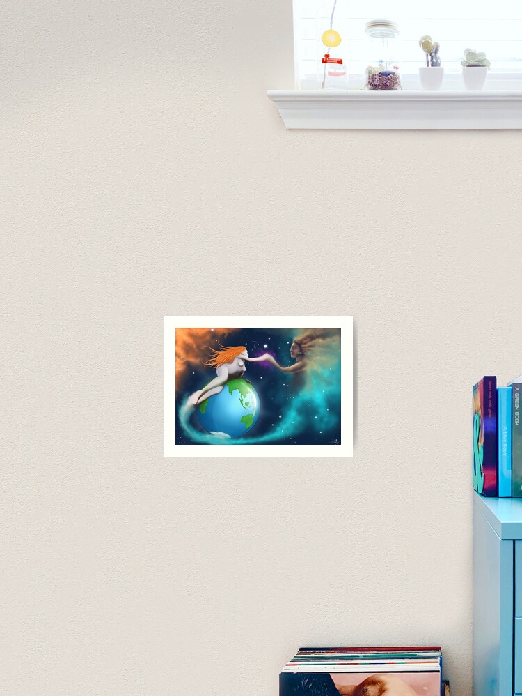 Thumbnail 2 of 3, Art Print, Mother Earth Father Sky designed and sold by schellings.