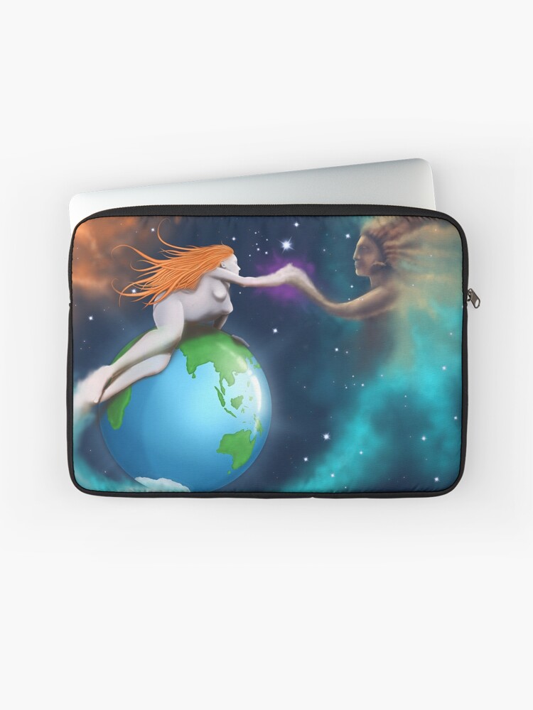 Thumbnail 1 of 2, Laptop Sleeve, Mother Earth Father Sky designed and sold by schellings.
