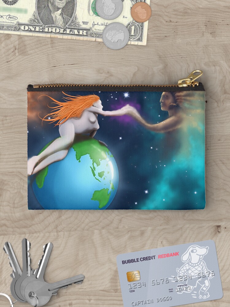 Thumbnail 3 of 4, Zipper Pouch, Mother Earth Father Sky designed and sold by schellings.