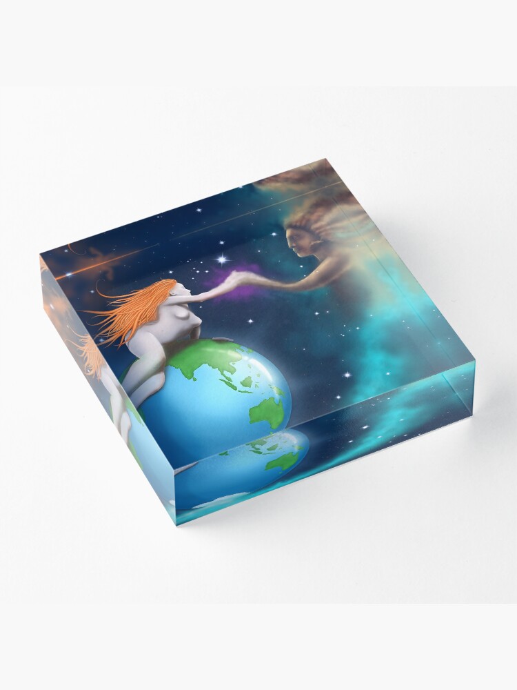 Thumbnail 3 of 5, Acrylic Block, Mother Earth Father Sky designed and sold by schellings.