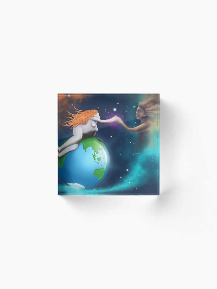 Thumbnail 2 of 5, Acrylic Block, Mother Earth Father Sky designed and sold by schellings.