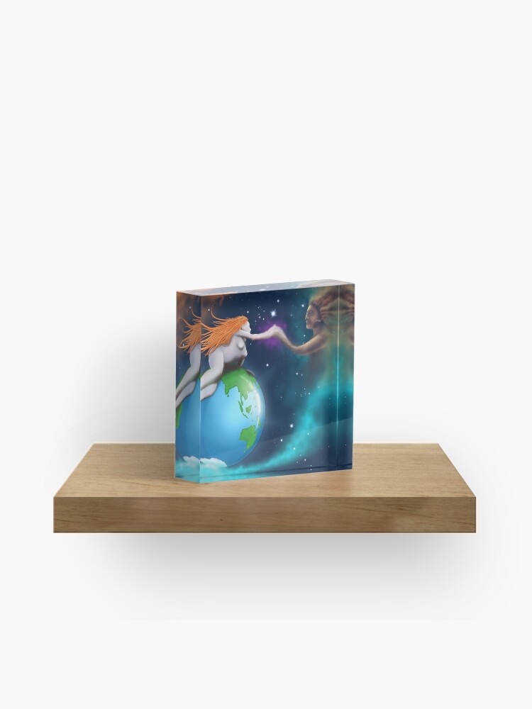 Thumbnail 1 of 5, Acrylic Block, Mother Earth Father Sky designed and sold by schellings.