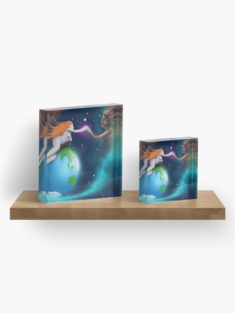 Thumbnail 4 of 5, Acrylic Block, Mother Earth Father Sky designed and sold by schellings.
