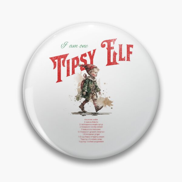 Item preview, I am one tipsy elf! designed and sold by Twisted-Teeze.