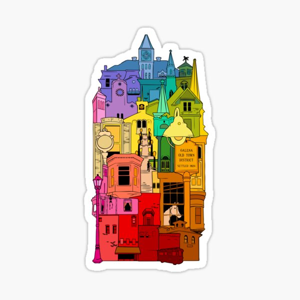 Item preview, Historic Galena Illinois Rainbow  designed and sold by chromatosis.