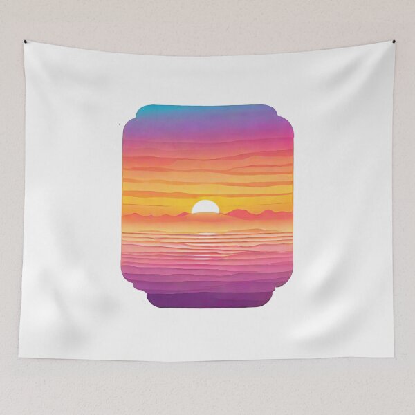 Item preview, Sunrise Canvas: Unveiling the Beauty of Gradient Creations (193) designed and sold by WASjourney.