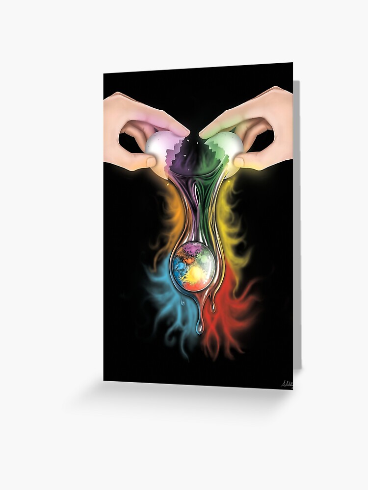 Thumbnail 1 of 2, Greeting Card, The Big Scramble designed and sold by schellings.