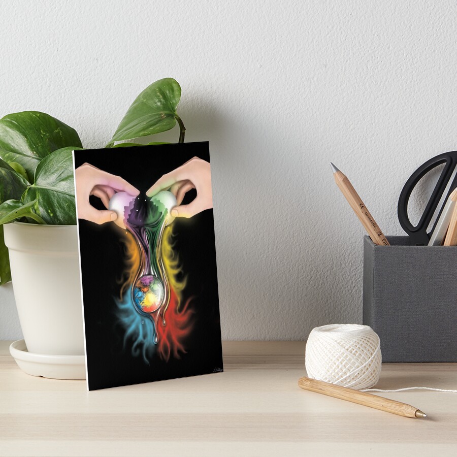 Item preview, Art Board Print designed and sold by schellings.