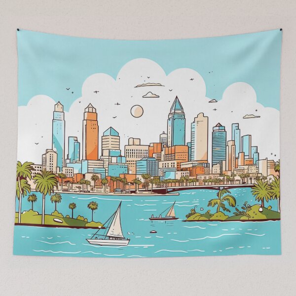 Item preview, Tampa Bay | cute style designed and sold by ComicsFactory.