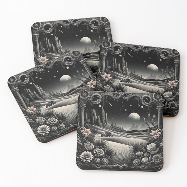 Item preview, Comic Noir: Victorian Blooms in Desert Darkness designed and sold by ByDigitalDream.
