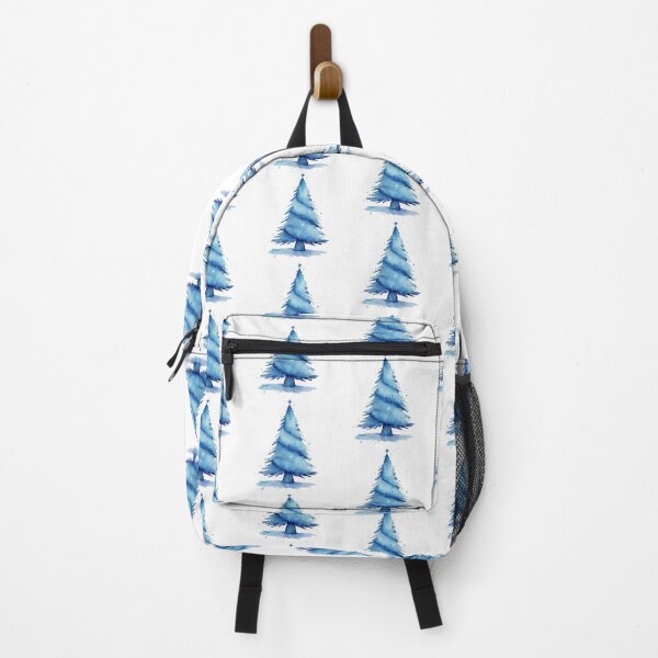 Item preview, Blue Watercolor Holiday Tree designed and sold by GypsyGarou.