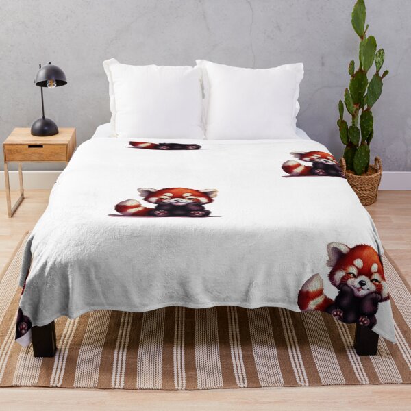 Item preview, Blissful Red Panda: Cozy Contentment designed and sold by KateBlakeO.