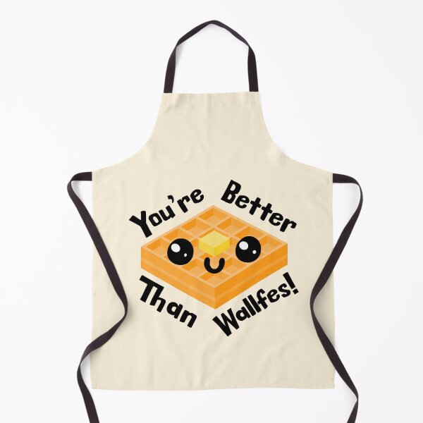 Item preview, You're Better Than Waffles! Cute Waffle Cartoon! designed and sold by PMCreative.