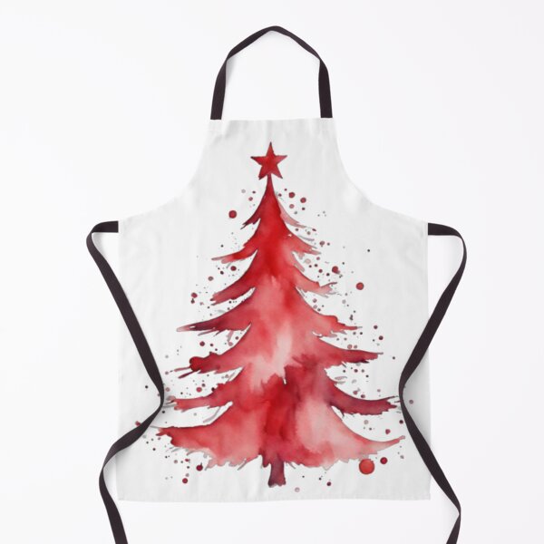 Item preview, Red Watercolor Holiday Tree designed and sold by GypsyGarou.