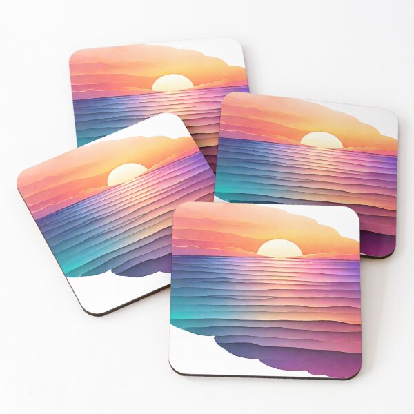 Item preview, Glowing Twilight: Crafting Mesmerizing Sunset Gradient Art (202) designed and sold by WASjourney.