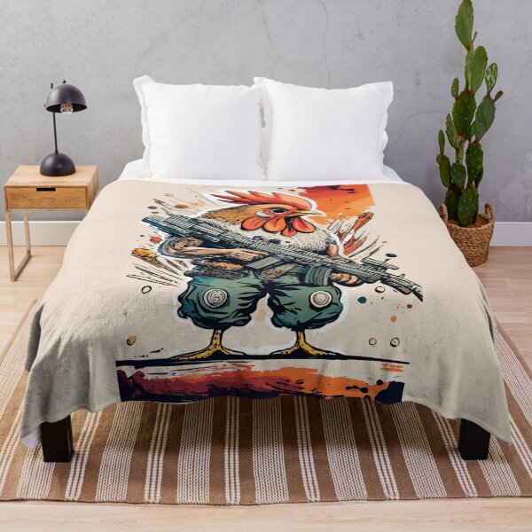 Item preview, Heavily Armed Muscular Chicken  designed and sold by Sketch-Shack.
