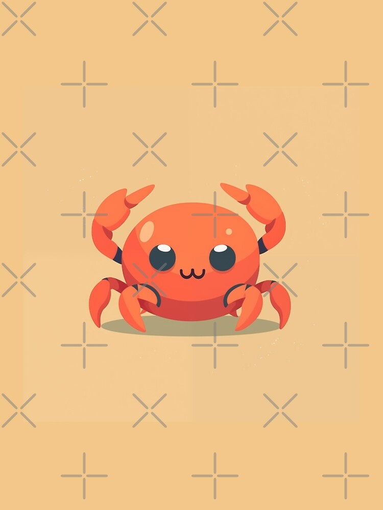 Aperçu 5 sur 5. Robe trapèze avec l'œuvre Crab créée et vendue par Print-Patterns.