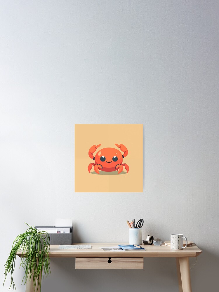 Imagen 2 de 3, Póster con la obra Crab, diseñada y vendida por Print-Patterns.