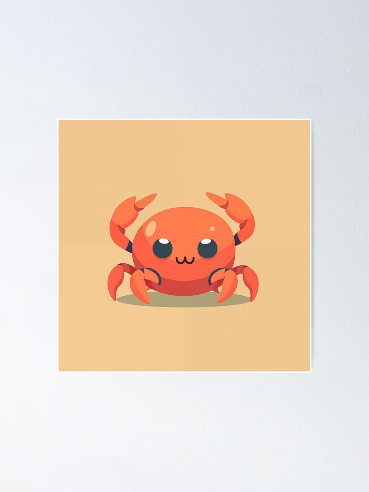 Imagen 1 de 3, Póster con la obra Crab, diseñada y vendida por Print-Patterns.