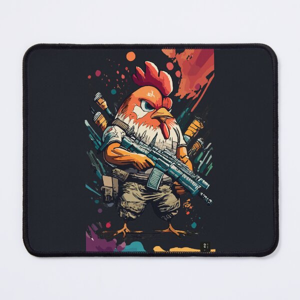 Item preview, Heavily Armed Muscular Chicken designed and sold by Sketch-Shack.
