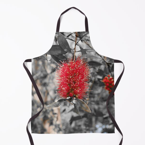 Item preview,  I see red Bottlebrush flower designed and sold by Mark Grimsley.