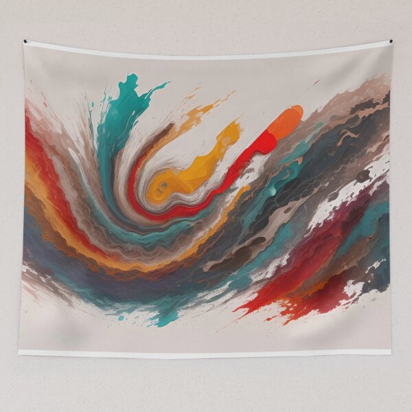 Item preview, A colorful paint swirls 2 designed and sold by shansun.