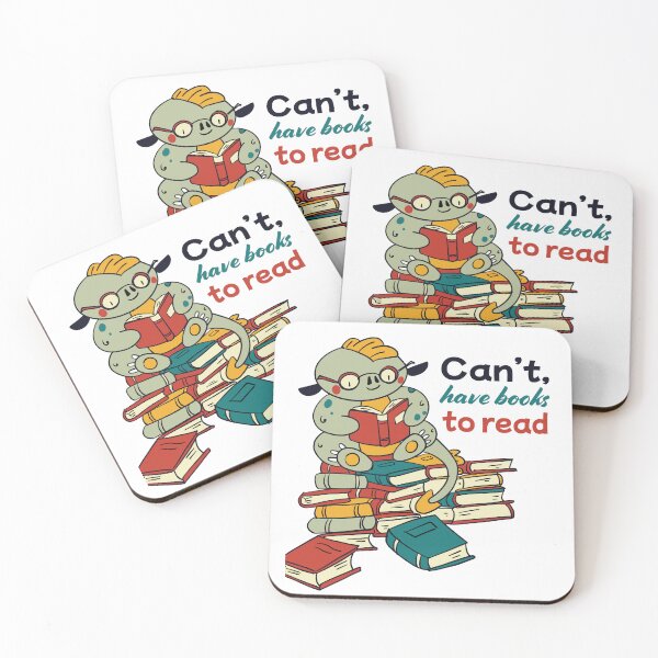 Item preview, Cute Dragon Can't, have books to read designed and sold by dreamlara.