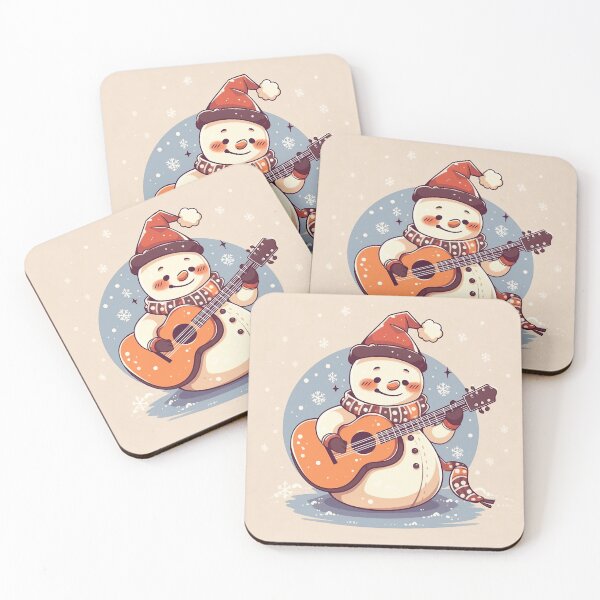 Item preview, Snowman Playing the Guitar designed and sold by dcrc.