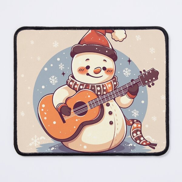 Item preview, Snowman Playing the Guitar designed and sold by dcrc.