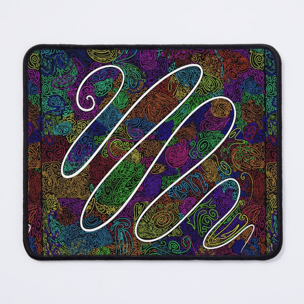 Item preview, Rainbow Zentangle Square designed and sold by bottlecapcello.