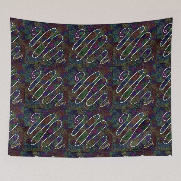 Item preview, Rainbow Zentangle Square designed and sold by bottlecapcello.