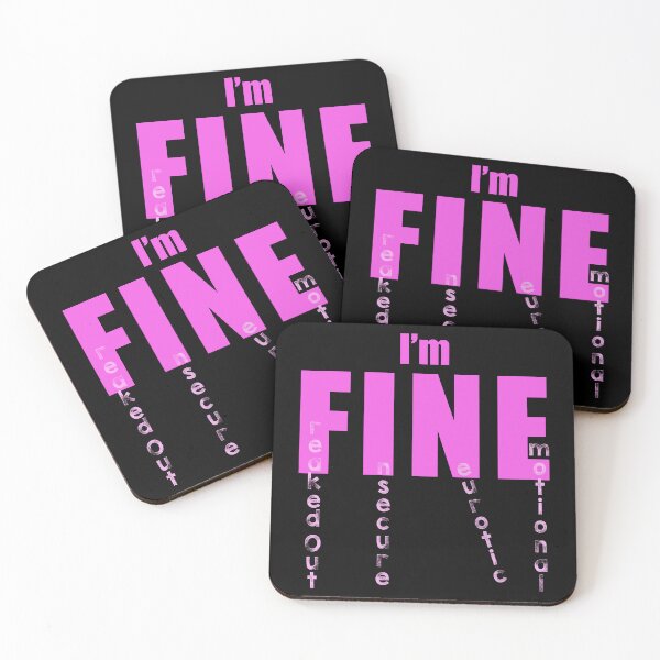 Item preview, I'm Fine designed and sold by Swags.