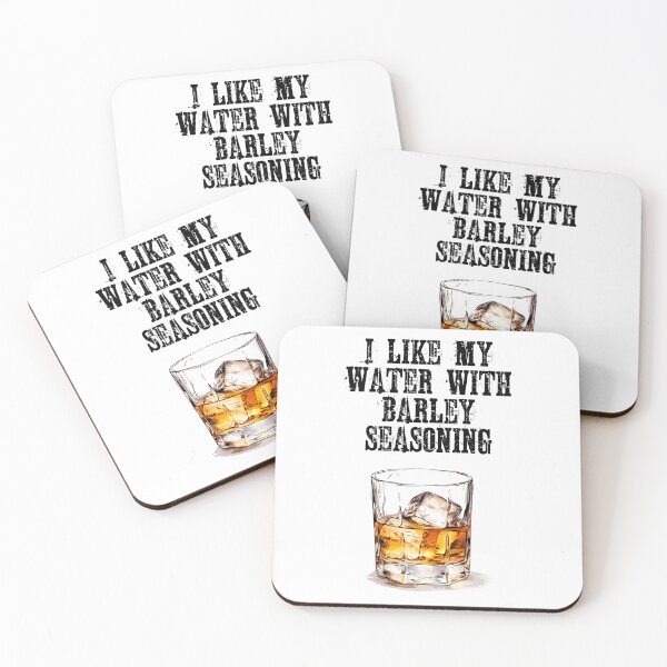 Item preview,  I Like My Water with Barley Seasoning- Savoring Water with a Whiskey Twist designed and sold by OlfactoART Studio.