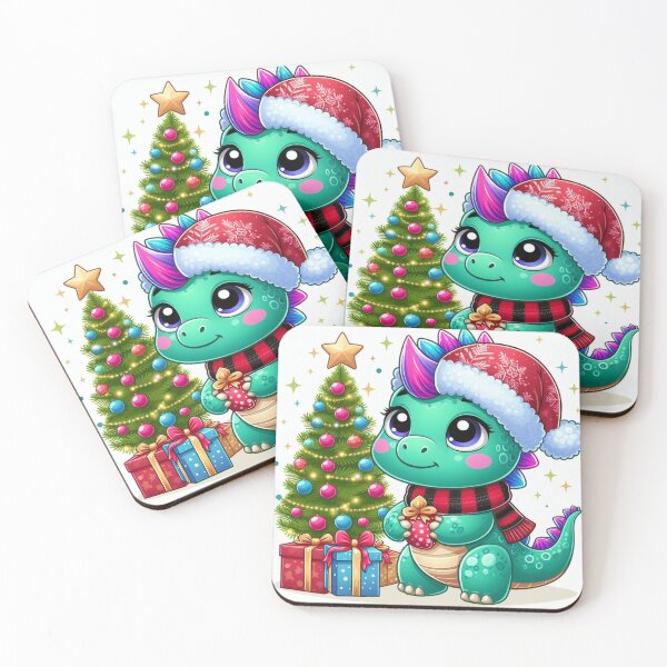 Item preview, cute dino xmas designed and sold by Greydate.