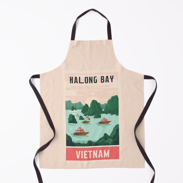 Item preview, A Vintage Travel Art of Halong Bay - Vietnam designed and sold by GoodOldVintage.