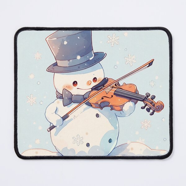 Item preview, Snowman Playing the Violin designed and sold by dcrc.