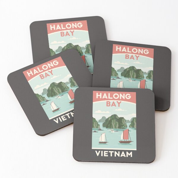 Item preview, A Vintage Travel Art of Halong Bay - Vietnam  designed and sold by GoodOldVintage.