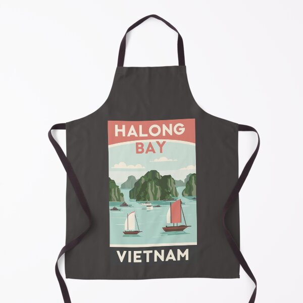 Item preview, A Vintage Travel Art of Halong Bay - Vietnam designed and sold by GoodOldVintage.