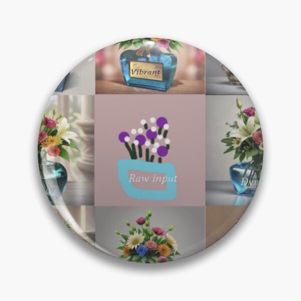 Item preview, Vase of Flowers - In 14 style - with one raw sketch designed and sold by shakespeare1212.